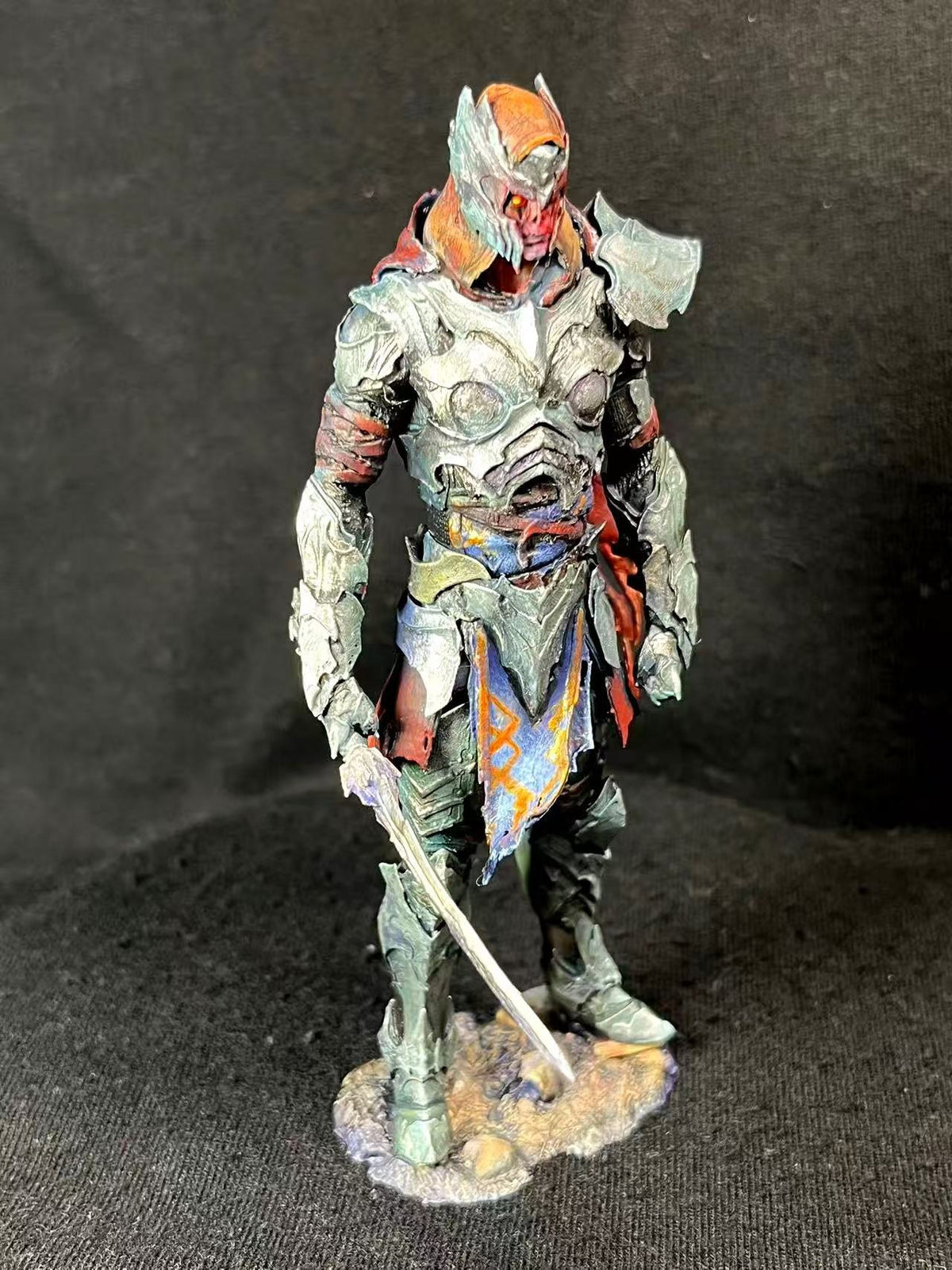 Ashen Oath Swordbearer - Hand-Painted Resin Collector Statue image 1