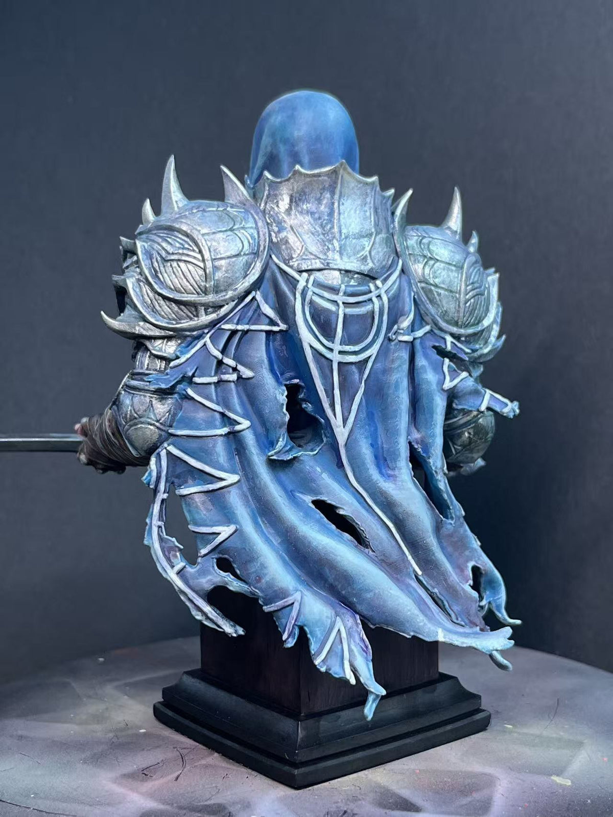 Frostbound Warden - Hand-Painted Resin Collector Statue image 2