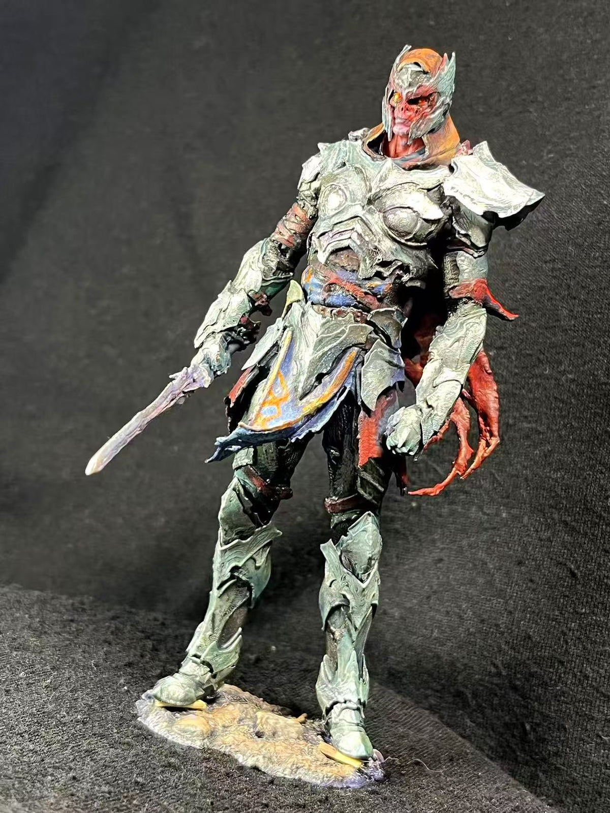 Ashen Oath Swordbearer - Hand-Painted Resin Collector Statue image 3