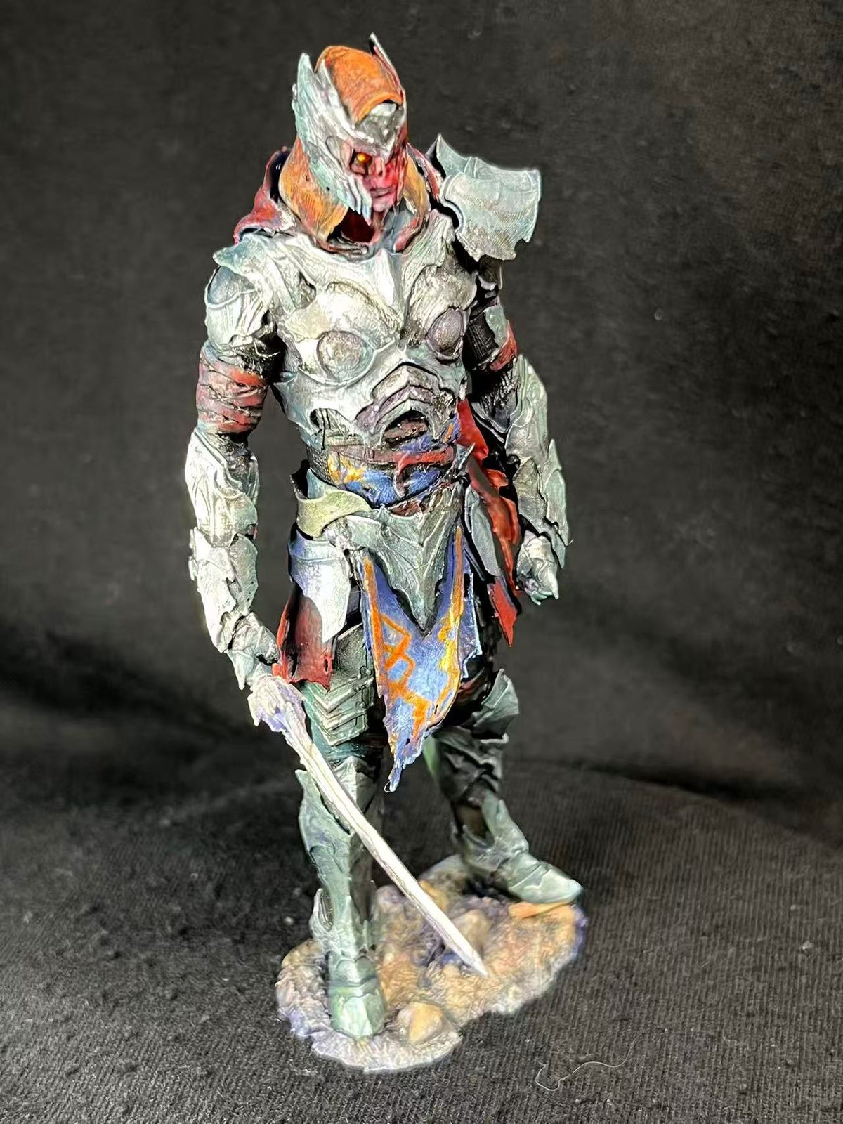 Ashen Oath Swordbearer - Hand-Painted Resin Collector Statue image 4
