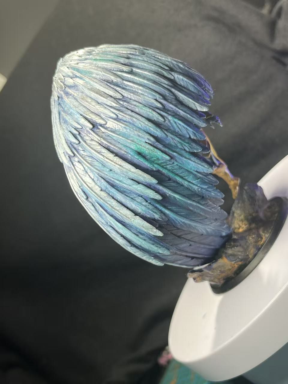 Celestial Wing Valkyrie - Hand-Painted Resin Collector Statue image 4