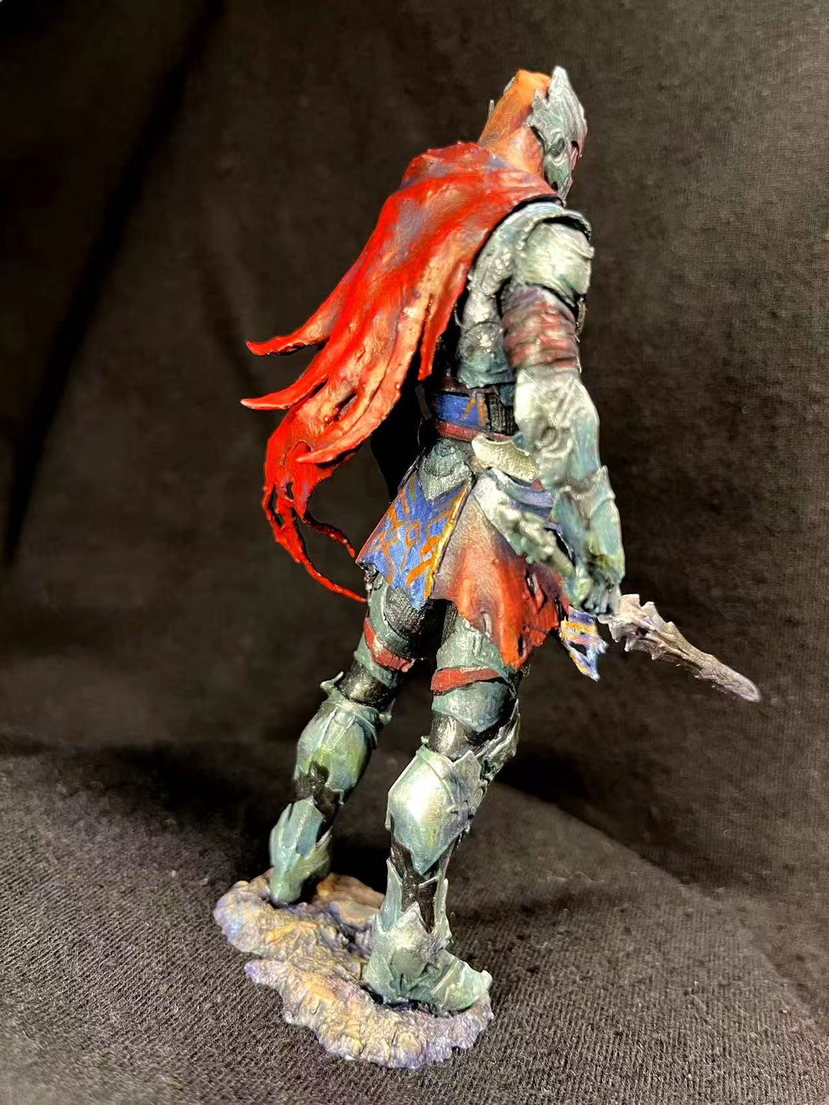 Ashen Oath Swordbearer - Hand-Painted Resin Collector Statue image 5
