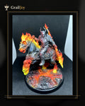 Inferno Beast Rider - Hand-Painted Resin Collector Statue - GrailJoy premium first image